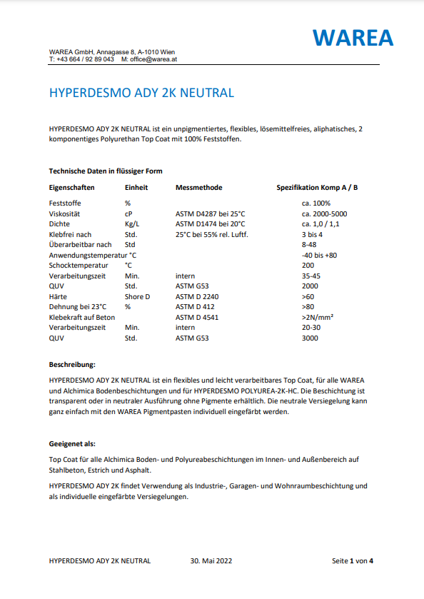 Hyperdesmo Ady 2K Neutral - Pultex GmbH